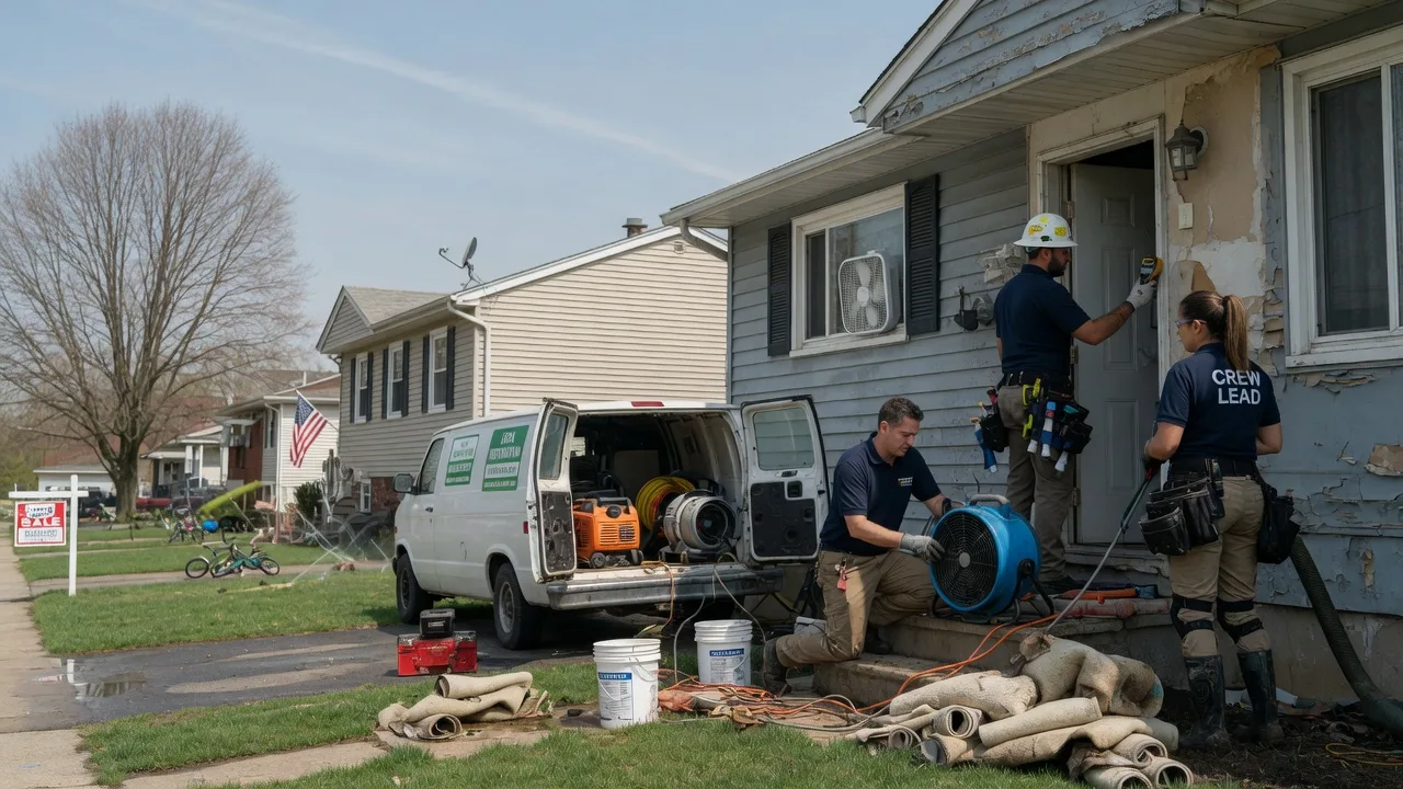 Flood Cleanup in Kearny, NJ near me